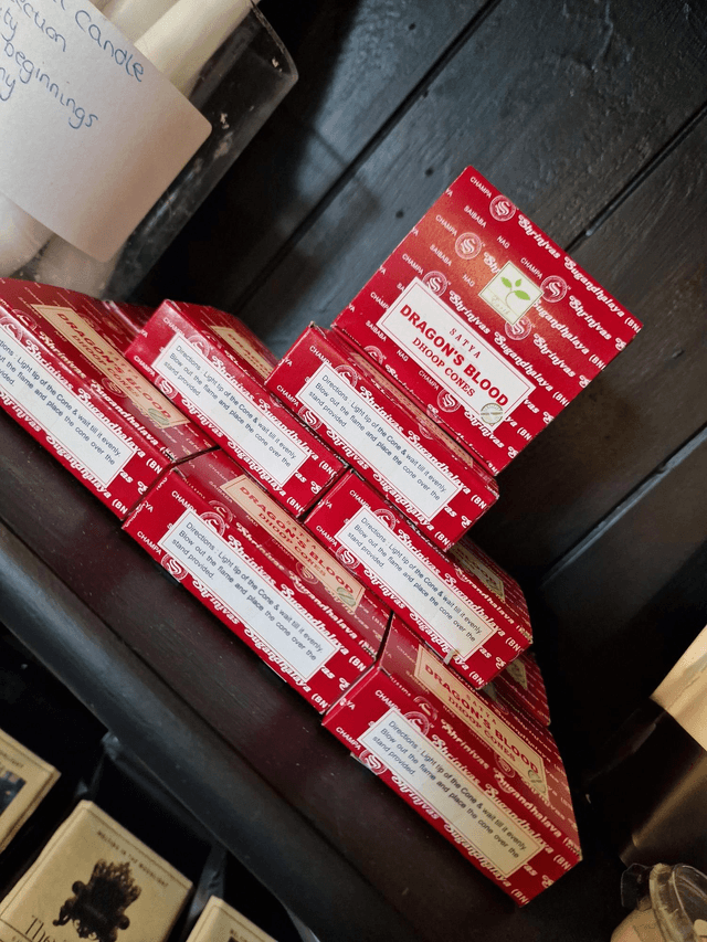 Dragons blood incense cones